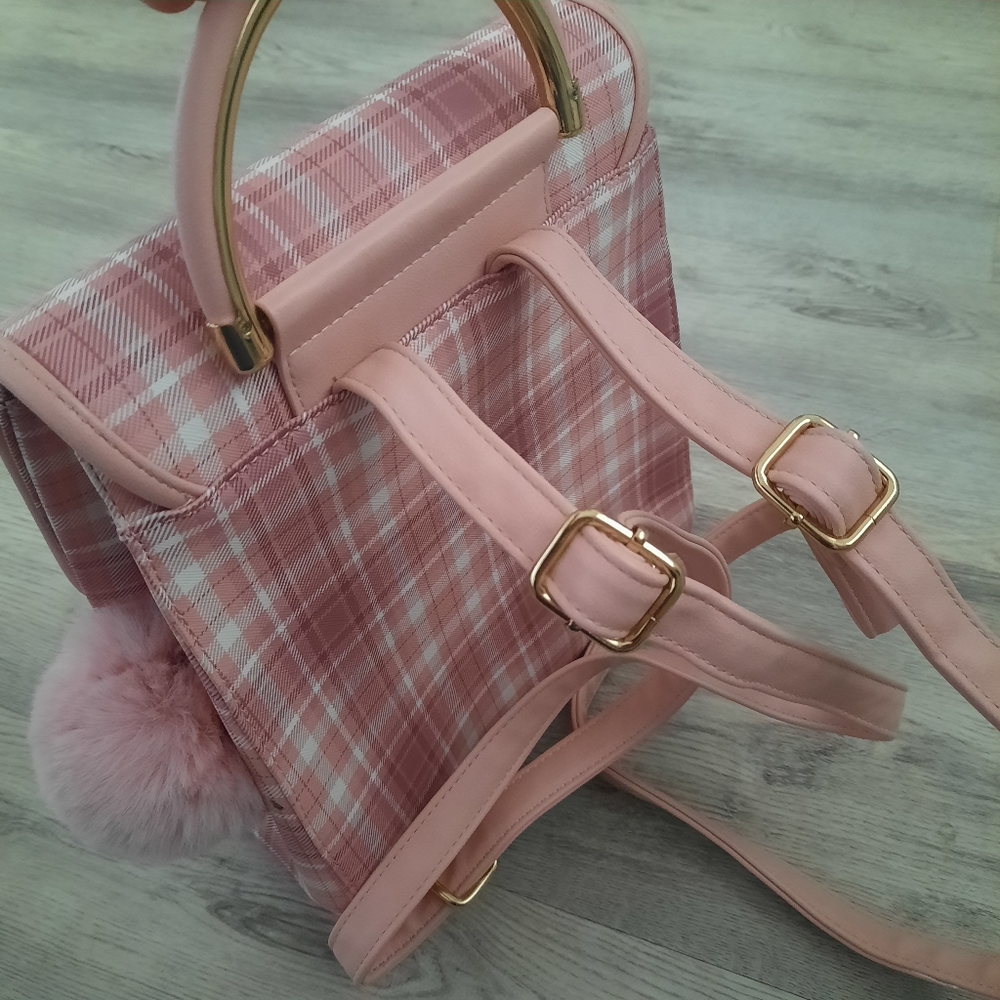 Plaid Backpack - image 5